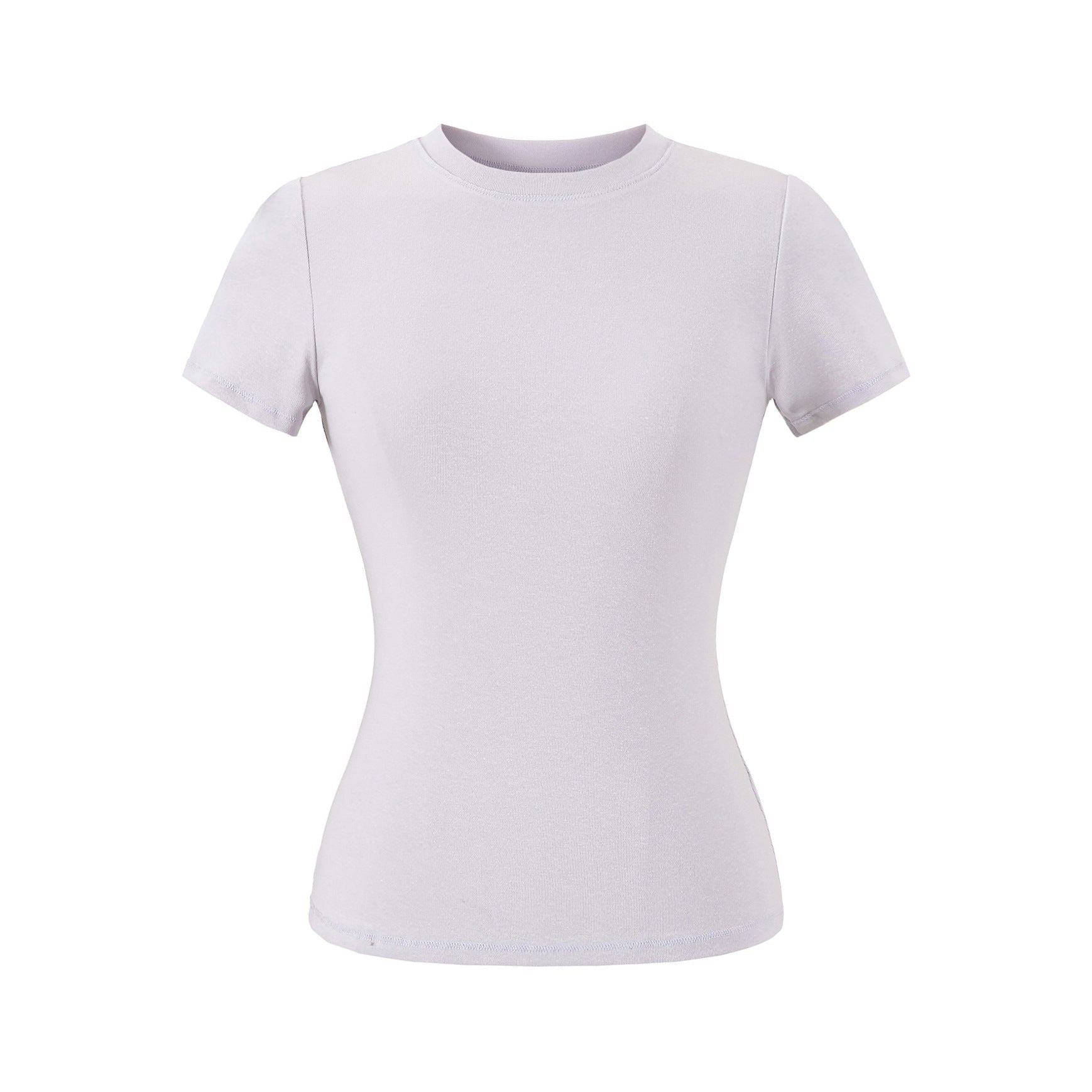 Round neck short sleeved T-shirt for women - UrbanNest Co