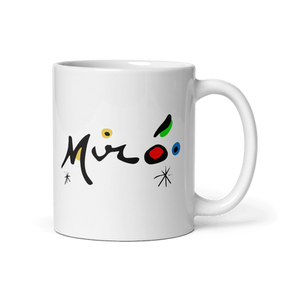 Joan Miro Colorful Signature Artwork Mug - UrbanNest Co