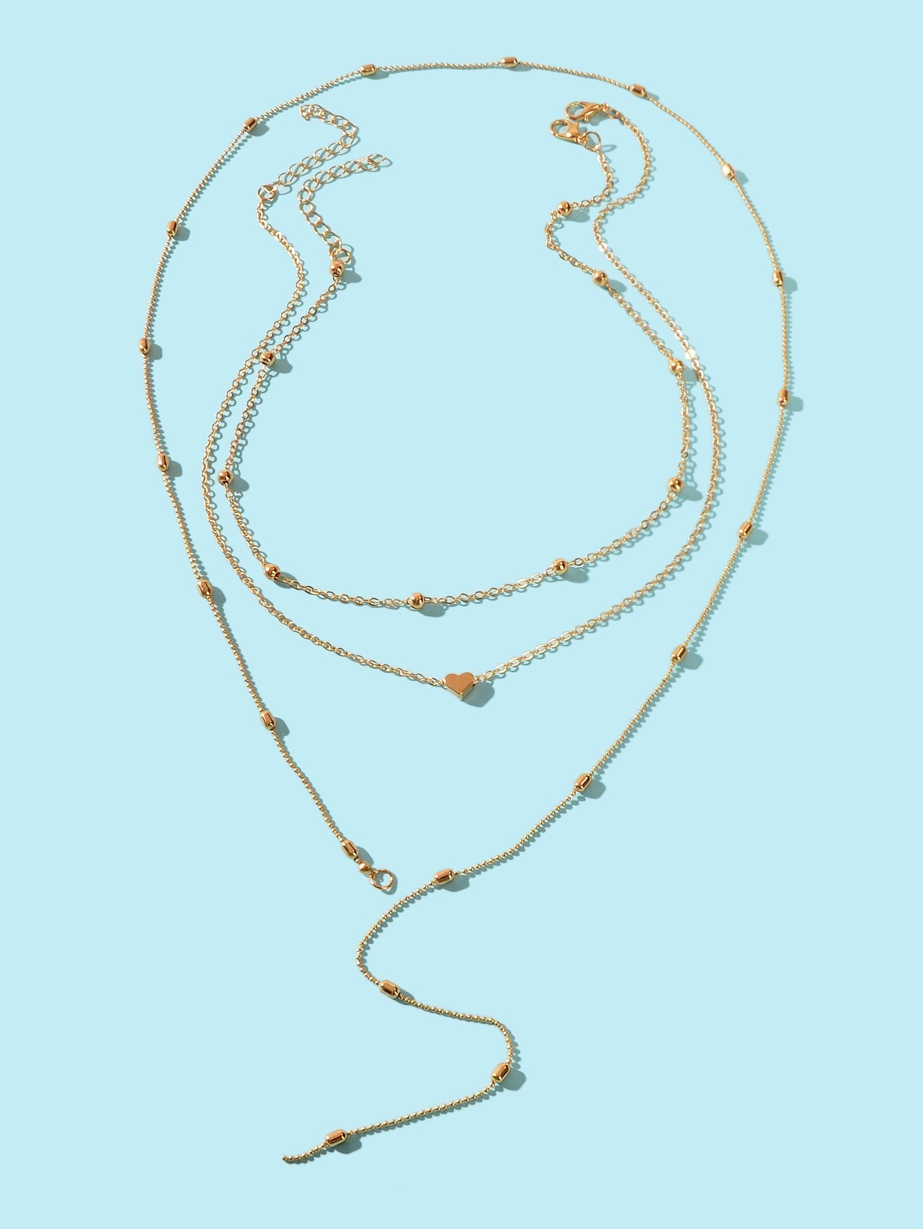Stunning Multi - Layered Chain Link Necklace Trendy Statement Jewellery for Women - UrbanNest Co