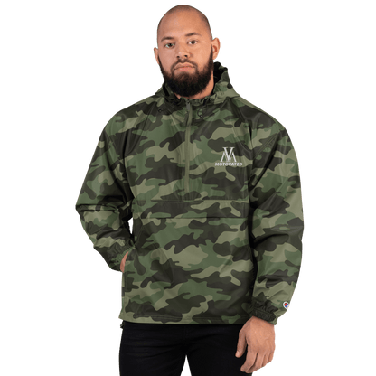 Embroidered Motovated Packable Jacket - UrbanNest Co