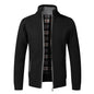 Men's Fleece Zip Cardigan Jacket Slim Fit Knit - UrbanNest Co