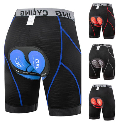 Cycling Shorts with Thick Silicone Padding, Breathable and High - Elastic Mountain and Road Bike Riding Pants - UrbanNest Co