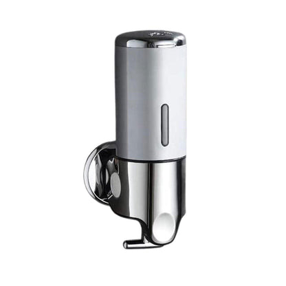 Stainless Steel Lever Soap Dispenser Manual Push Shower Gel Hotel Bathroom Use - UrbanNest Co