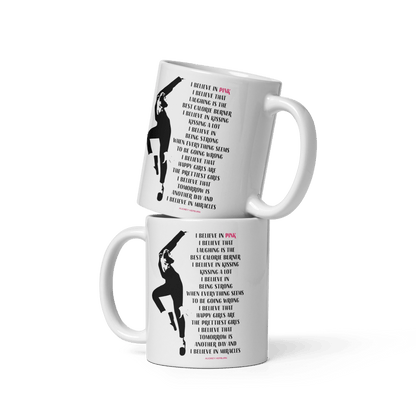 I Believe in Pink Quote Mug - UrbanNest Co