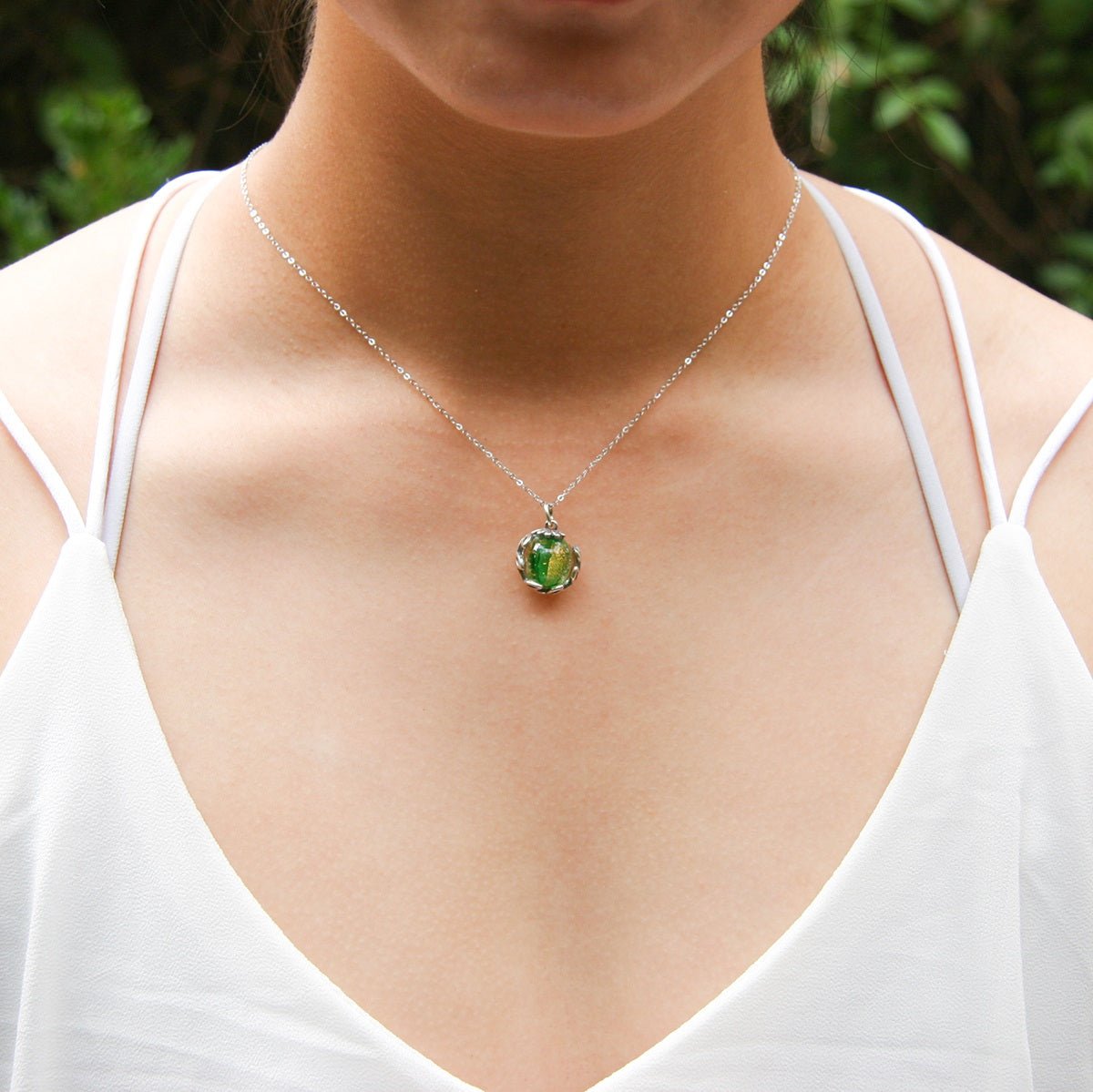 Planet Murano Aroma Necklace - Aurum Verdant | Energy & Healing | Diffuse on the go - UrbanNest Co