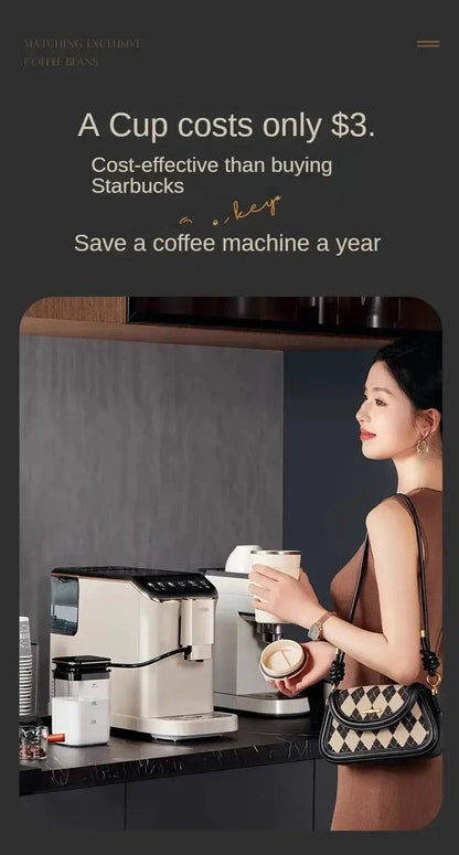 Fully Automatic Coffee Maker with Grinder & Milk Frother – 20 Bar | 1.5L Tank - UrbanNest Co