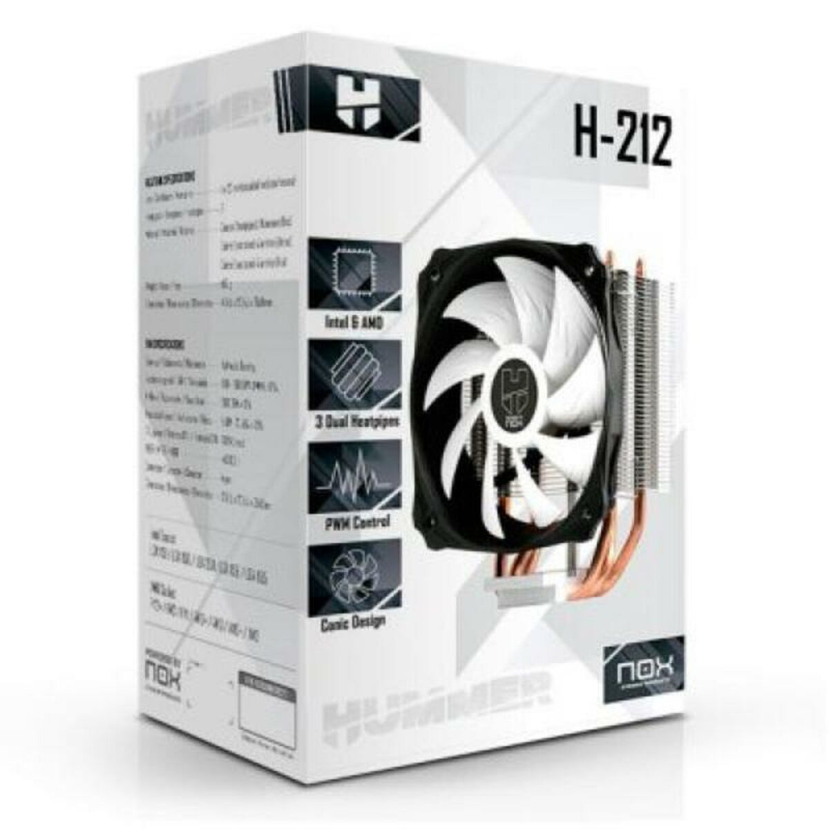 Ventilator and Heat Sink Nox - Xtreme H - 212 - UrbanNest Co