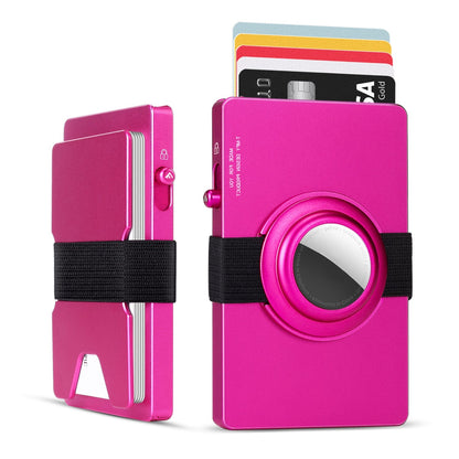 TOYFID All - Aluminum Pop Up Slide Rfid Slim Card Holder Wallet With Airtag Holder - UrbanNest Co