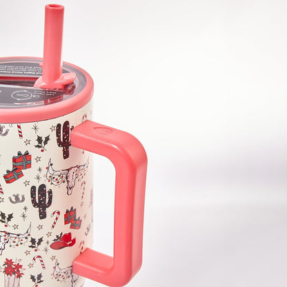 HydroJug Cowboy Christmas Traveler Tumbler – Western Holiday Limited Edition - UrbanNest Co