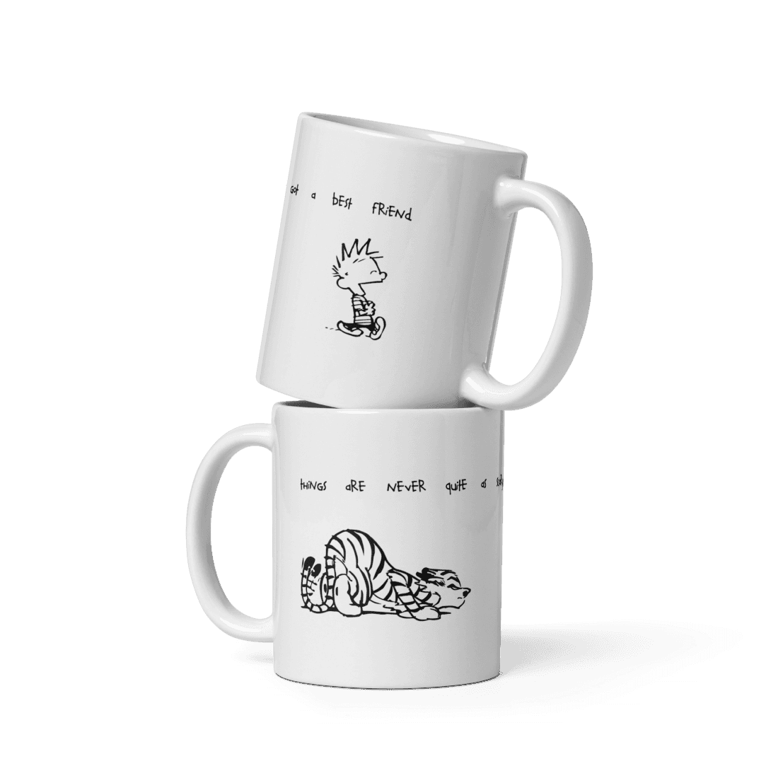 Calvin and Hobbes Best Friends Quote Mug - UrbanNest Co