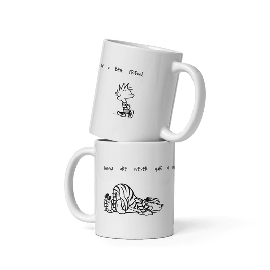 Calvin and Hobbes Best Friends Quote Mug - UrbanNest Co
