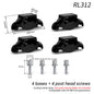 RISK Cycling Bike Damping Pads, Smart Trainer Support Base, Tennis Ball Feet for X2 / X2 MAX / XX PRO. - UrbanNest Co