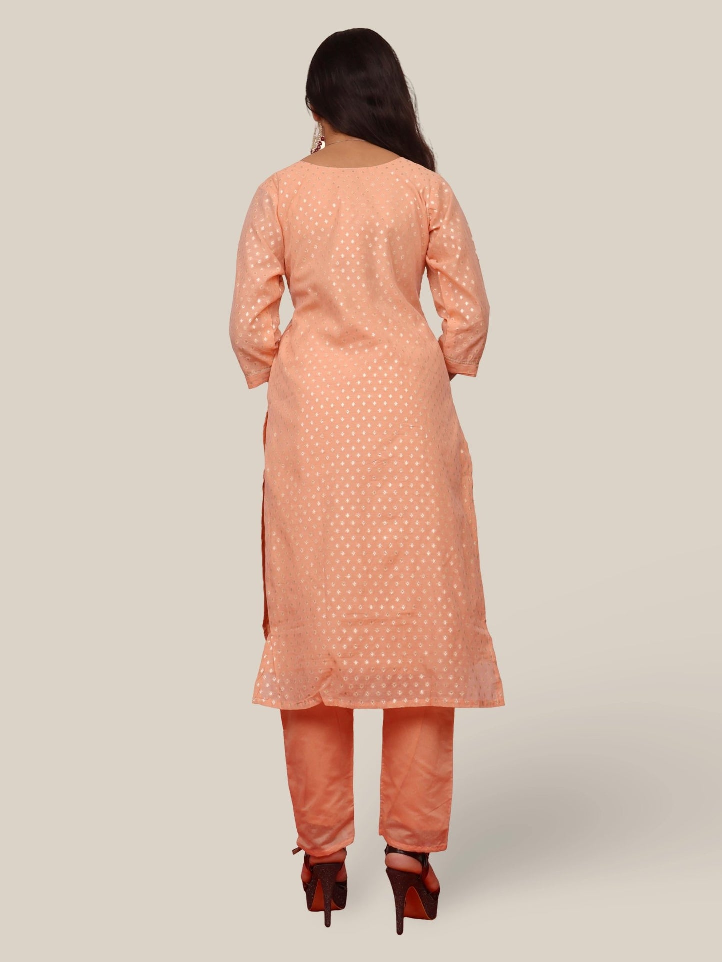 Woman's Straight Suit Set with Dupatta - UrbanNest Co