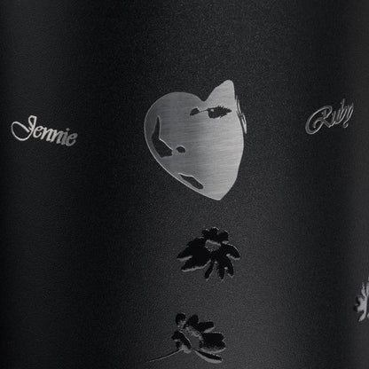 Stanley x JENNIE Midnight Bloom All Day Slim Luxe Bottle – Black Limited Edition - UrbanNest Co