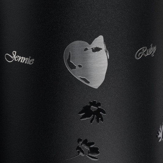 Stanley x JENNIE Midnight Bloom All Day Slim Luxe Bottle – Black Limited Edition - UrbanNest Co