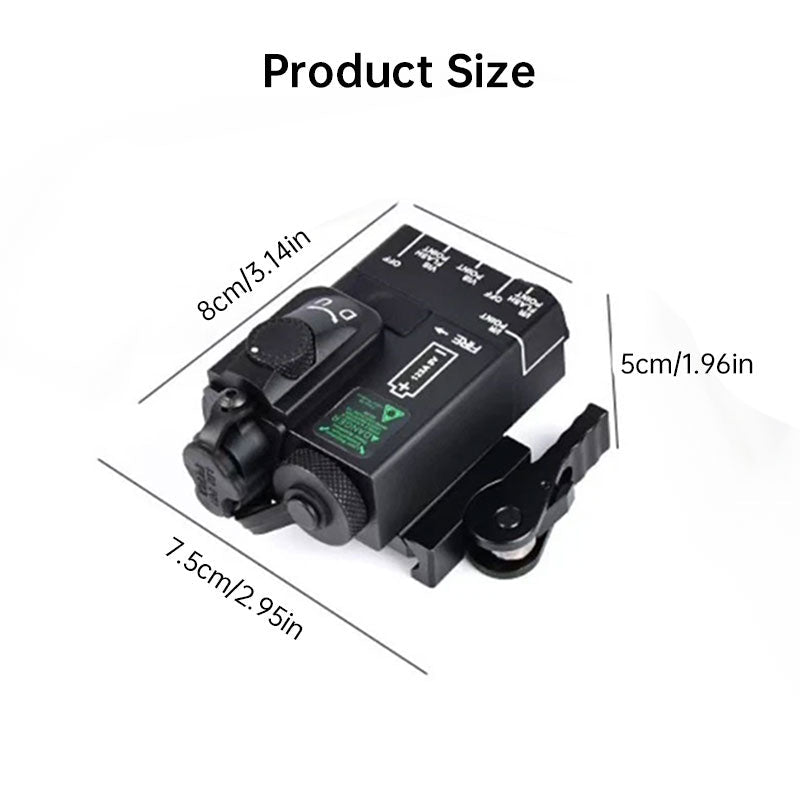 MINI - A2 PEQ15 Laser & IR Tactical Light - 20MM Picatinny Rail Mount, Red/Green Sight for M300/M600 - UrbanNest Co