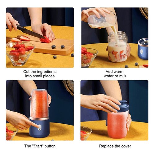 High Quality Twin Gear Portable Juice Blender - UrbanNest Co