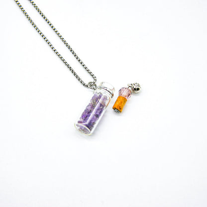 Amethyst Diffuser Necklace | Aroma Jewelry | Energy & Healing | Diffusing on the go - UrbanNest Co