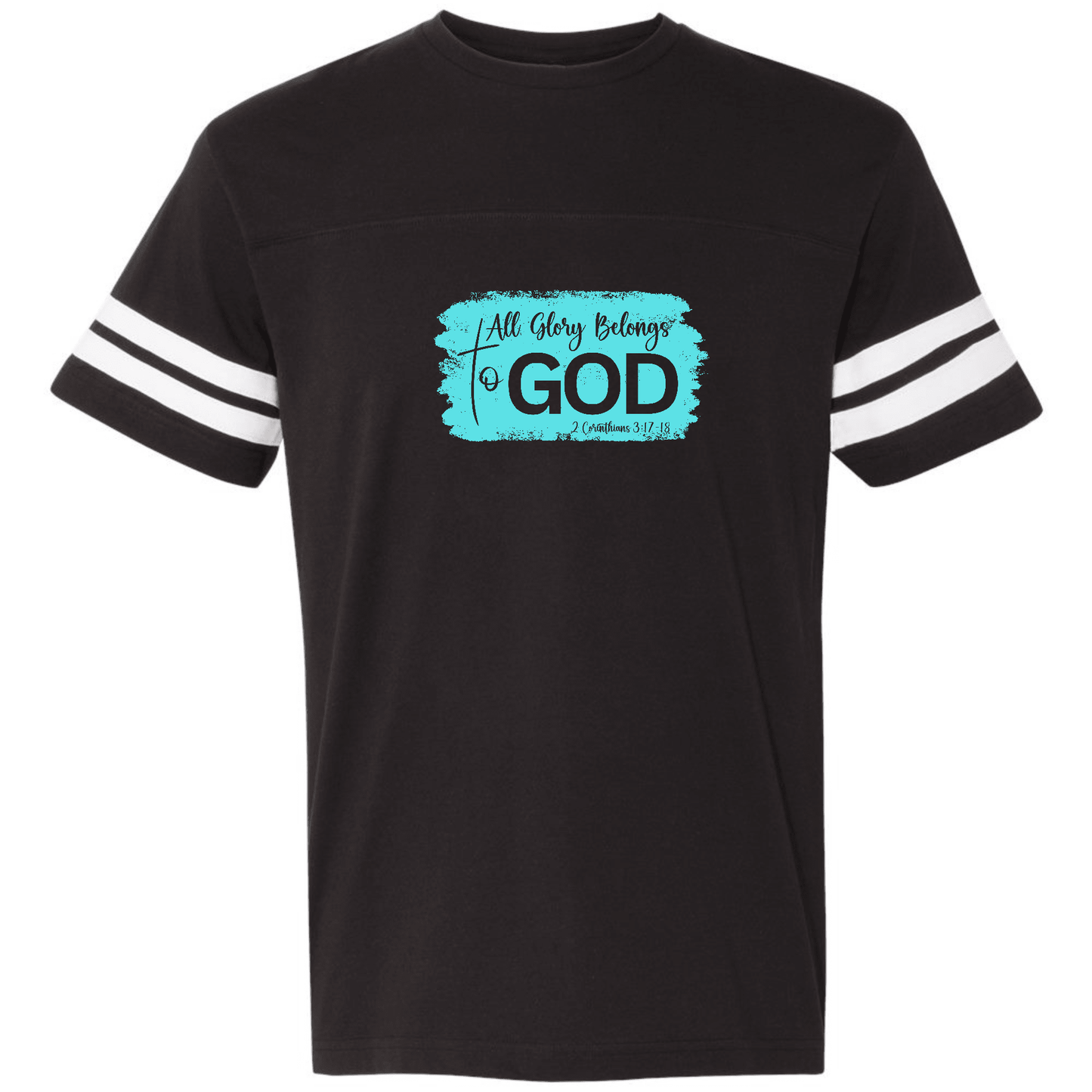 Mens Vintage Sport T-shirt All Glory Belongs to God Christian - UrbanNest Co