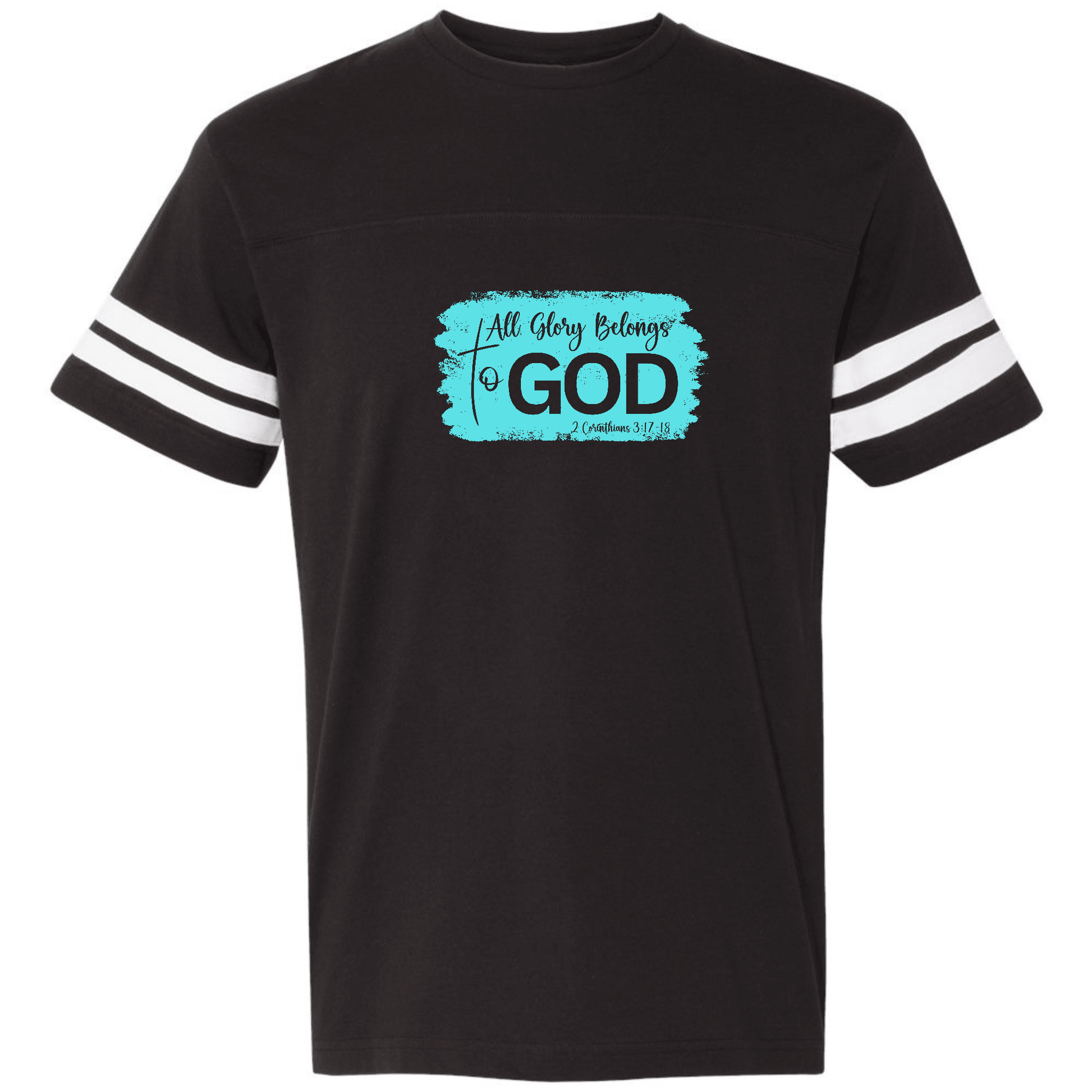 Mens Vintage Sport T-shirt All Glory Belongs to God Christian - UrbanNest Co
