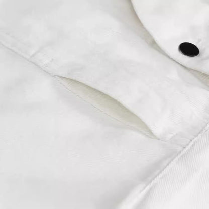 Slim Fit Trendy Men's White Denim Vest Denim Waistcoat Denim Sleeveless Top - UrbanNest Co
