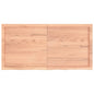 NNEVL Bathroom Countertop Light Brown 120x60x4 cm Treated Solid Wood - UrbanNest Co