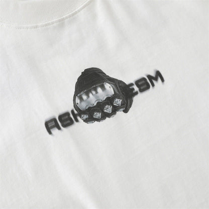 Gesture printed short sleeved t-shirt - UrbanNest Co