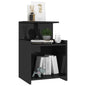 NNEVL Bed Cabinets 2 pcs High Gloss Black 40x35x60 cm Chipboard - UrbanNest Co