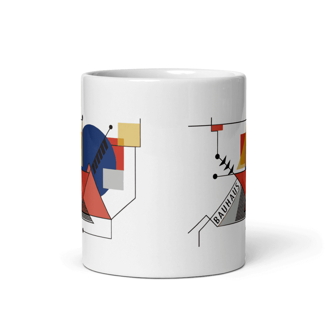 Walter Gropius Bauhaus Geometry Artwork Mug - UrbanNest Co
