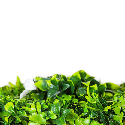 Luxury White Lily Vertical Garden Green Wall Panel 1m x 1m – SGS UV Resistant - UrbanNest Co