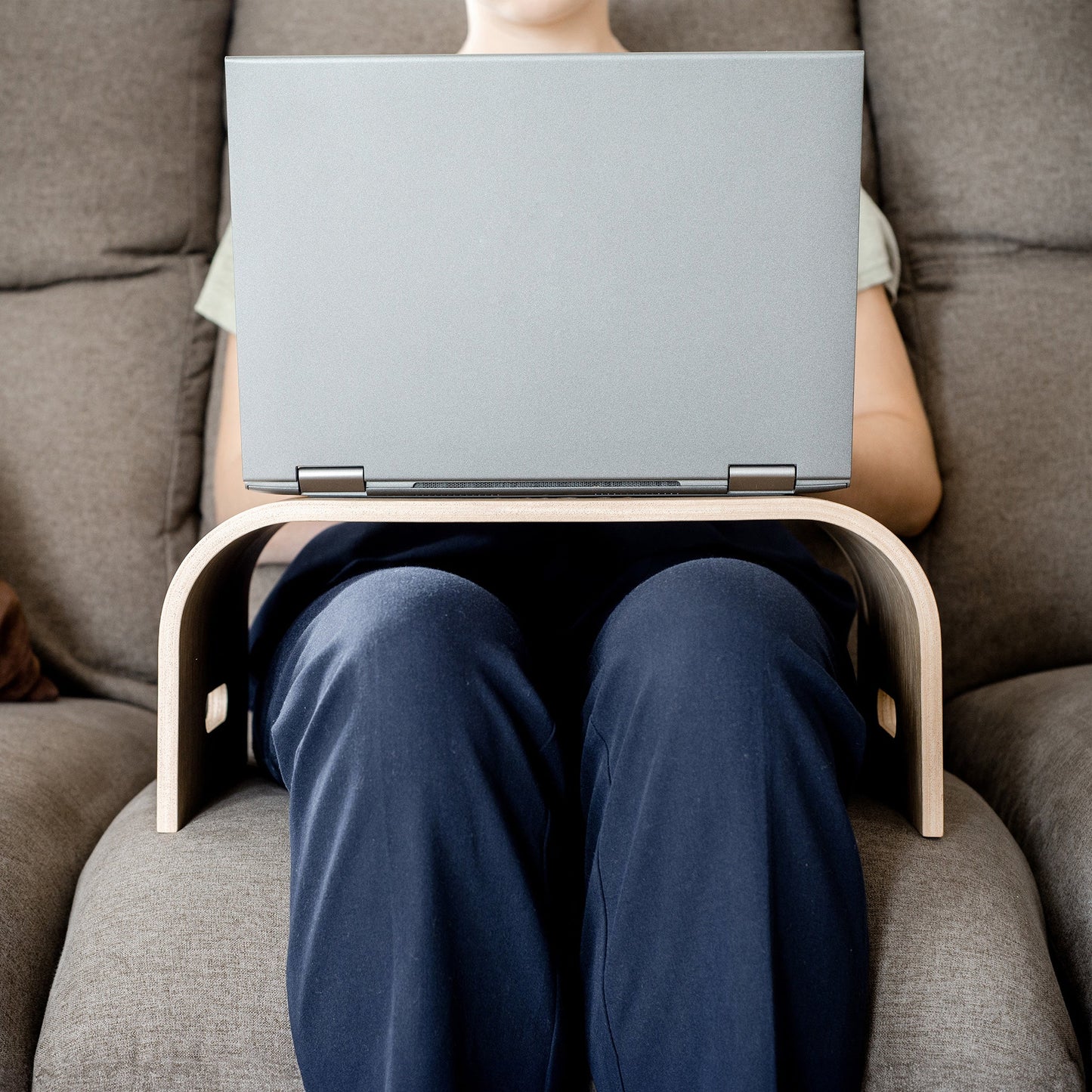 Wooden Laptop Tray - Portable Lap Desk with Ventilation - UrbanNest Co