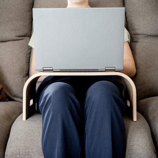 Wooden Laptop Tray - Portable Lap Desk with Ventilation - UrbanNest Co