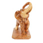 Handgeschnitzter Elefant aus Olivenholz – Exklusive Holzskulptur aus Bethlehem (20 cm) - UrbanNest Co