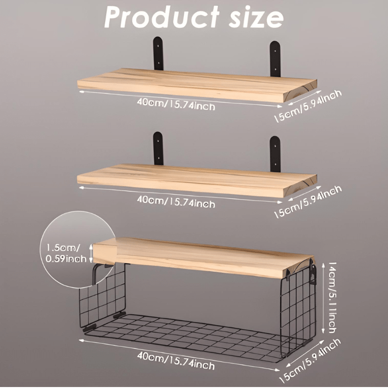 Wall Mounted Floating Shelves - UrbanNest Co