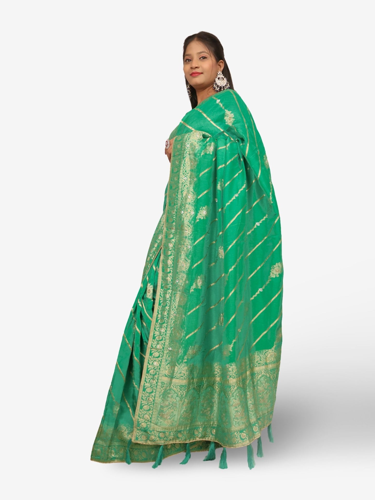 Designer Woven Banarsi Saree by Shreekama - UrbanNest Co