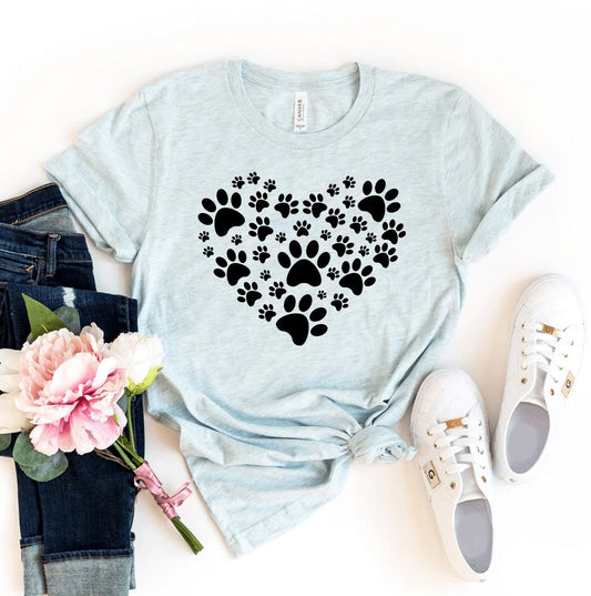 Paw Heart T-shirt - UrbanNest Co