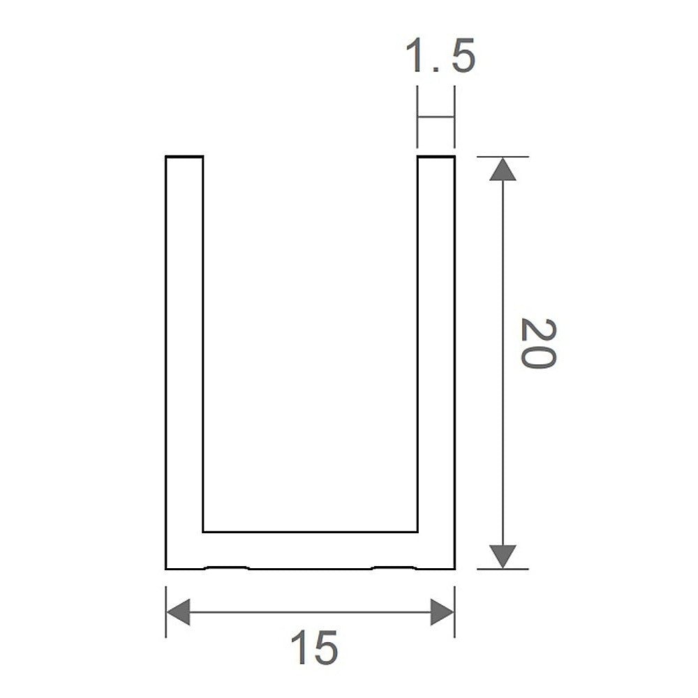 NNEDSZ Glass Shower Screen 210cm Wall Channel in Gold - UrbanNest Co