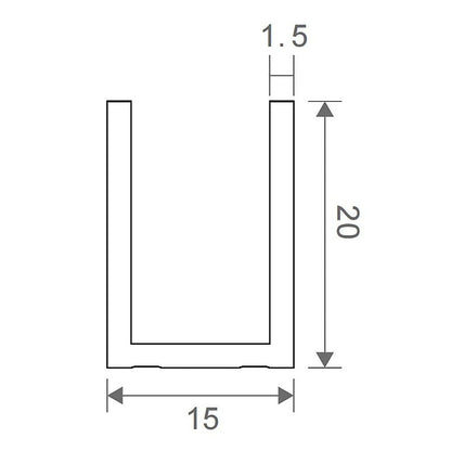 NNEDSZ Glass Shower Screen 210cm Wall Channel in Gold - UrbanNest Co