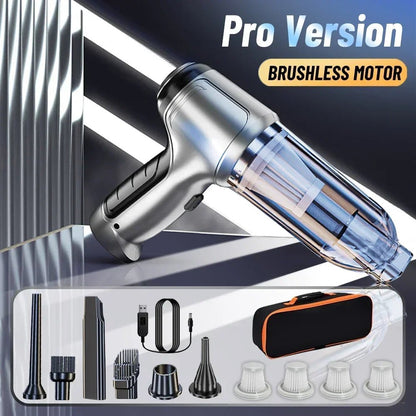 95000PA Car Vacuum Cleaner Wireless Powerful Cleaning Machine Auto Robot Car Accessories Home Appliance Strong Suction As Gift - UrbanNest Co