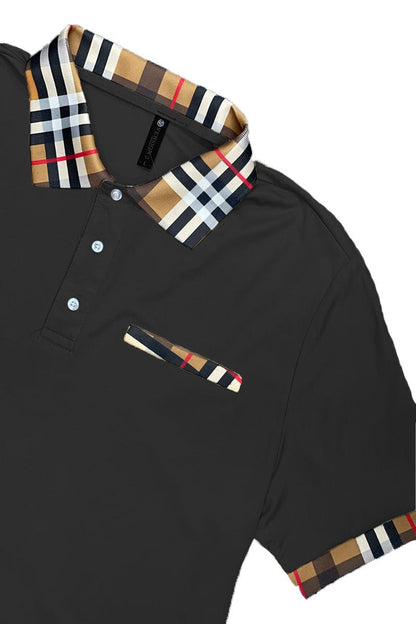 Checkered Polo and Pant Set - UrbanNest Co