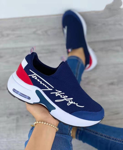 Casual Breathable Wedges Ladies Walking Sneakers Flat Women Shoes - UrbanNest Co
