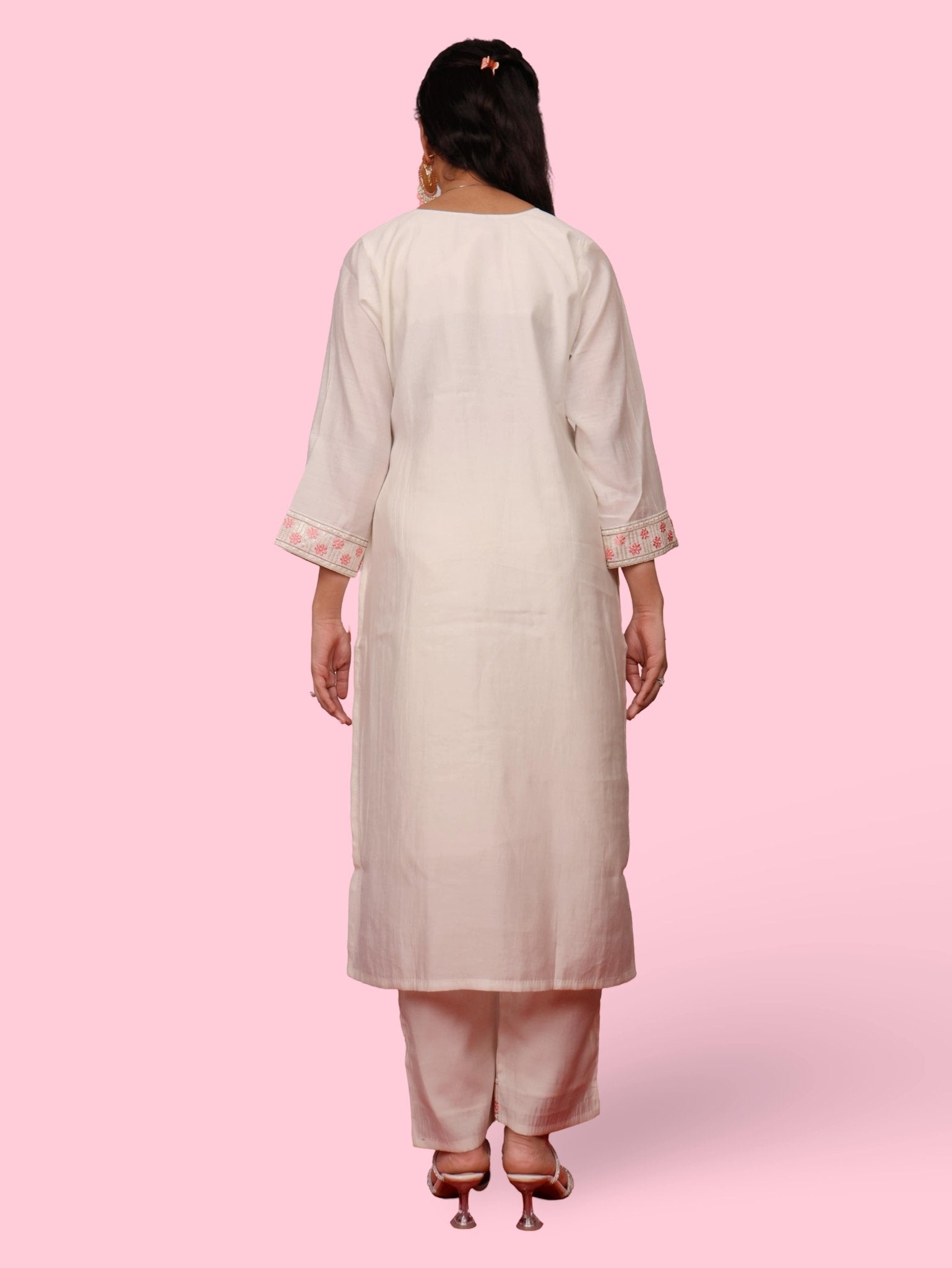 Women's Cotton Rayon Kurta - Pant, and Dupatta Set - UrbanNest Co