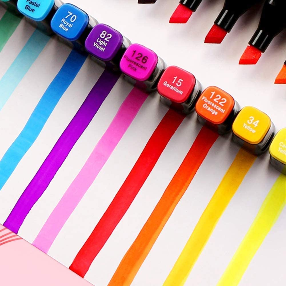 NNEDSZ 168 Colours Graffiti Pen Permanent Marker Pens Set for Adults and Children - UrbanNest Co