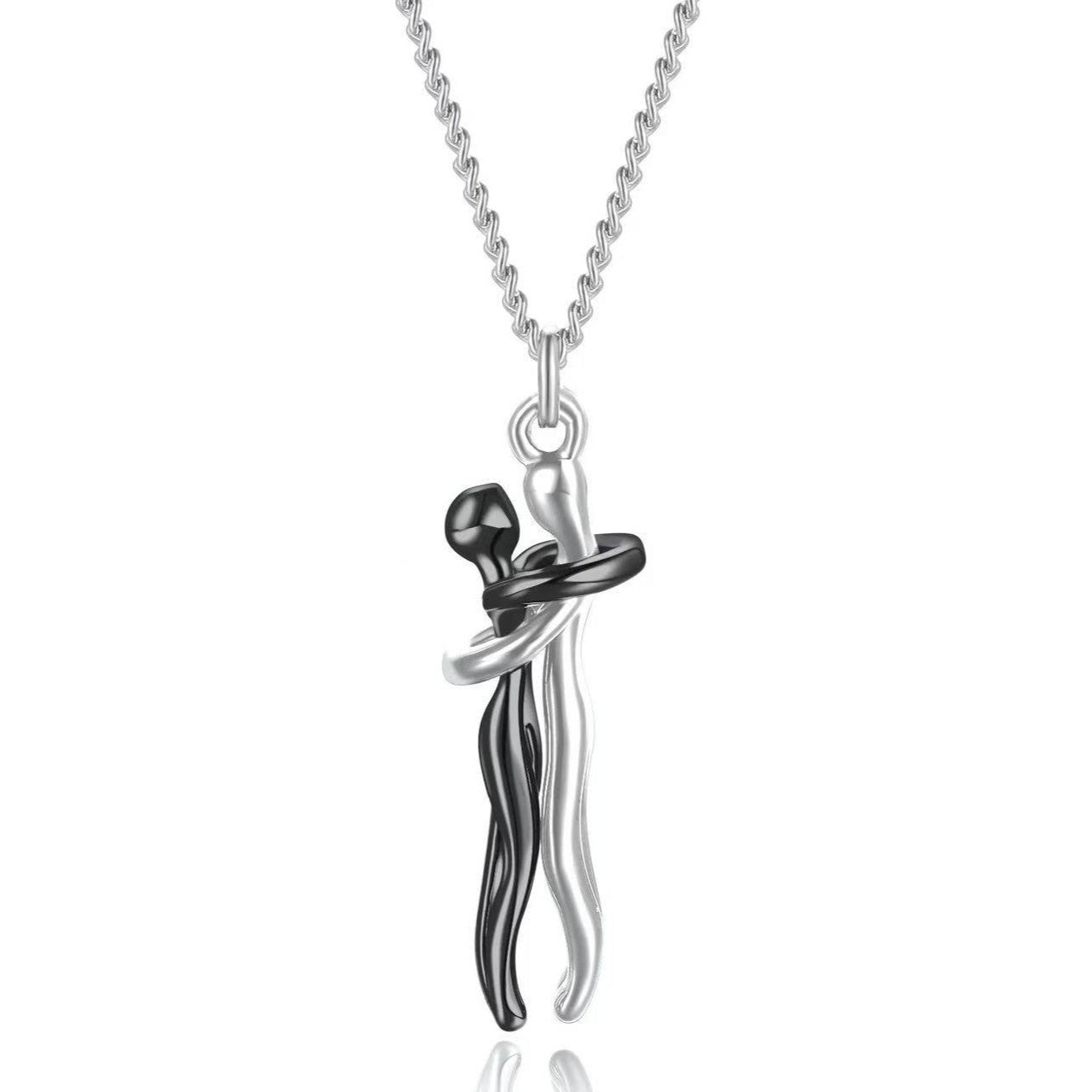 Necklace Embrace Pendant Necklace Mother - Daughter Embrace Clavicle Chain - UrbanNest Co