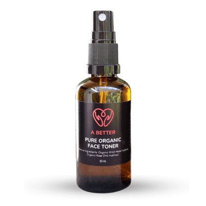 Pure Organic Face Toner 50mL Amber Glass Bottle - UrbanNest Co