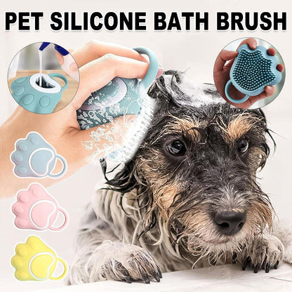 Silicone Bathing Brush Multifunctional Pet Hair Washing Brush Massage Scrubber - UrbanNest Co