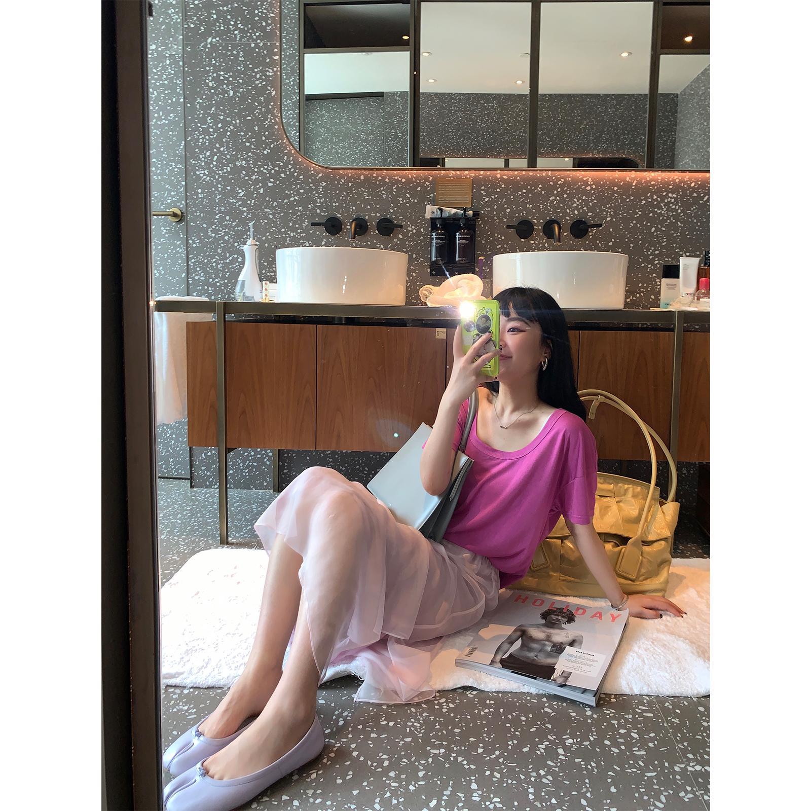 MS Skirt Women Summer New Style Fairy Soft Candy Gauze Skirt - UrbanNest Co