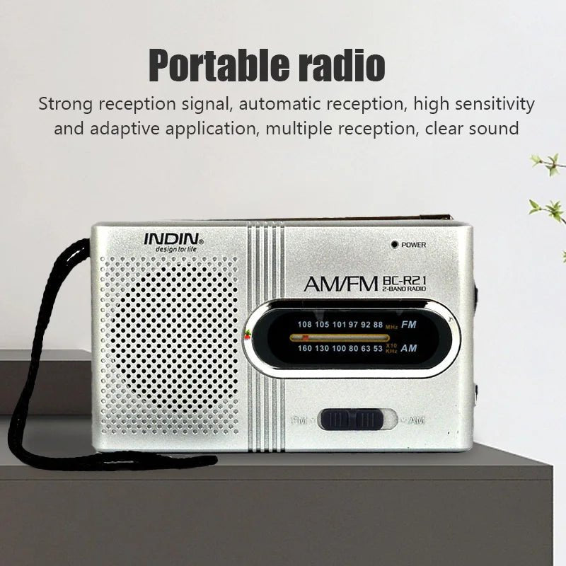 BC - R21 Mini AM/FM Portable Radio - UrbanNest Co