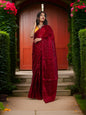 Designer Saree with Heavy Sequin & Stone Work by Shreekama - UrbanNest Co
