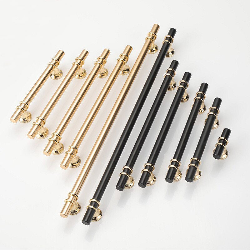 NNEDSZ Luxury Design Kitchen Cabinet Handles Drawer Bar Handle Pull Gold 96MM - UrbanNest Co